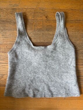 Everlane wool blend crop tank